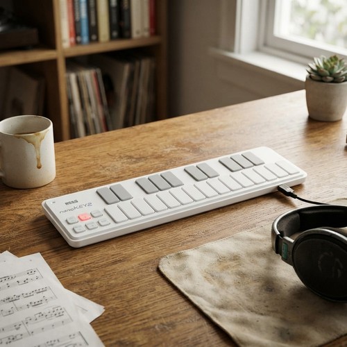 Tasten weißes usb midi - 25-tasten,