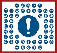 Gebotszeichen Aufkleber alle