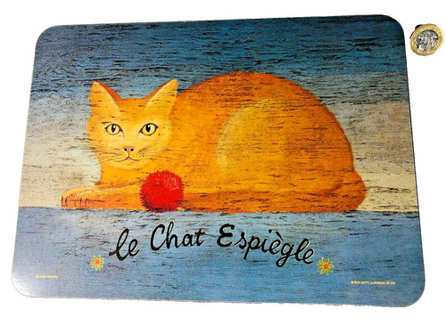Tischset katze design chat - katze,