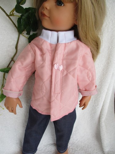 Puppenkleidung jeans jacke - +,