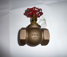 Muffenschieber 1 1/2"  Rotguss-Messing