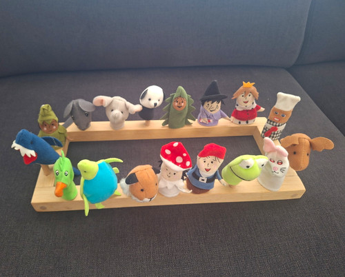 Fingerpuppen mehrfarbig - 17×,