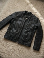 Belstaff Lederjacke Schwarz