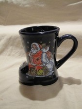 Teetasse, Glühweintasse, Sammlertasse, Teebecher, Stiefel in Kobaltblau 0,2 ltr.