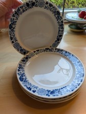 Melitta Hamburg Blütenspiel. 4 Frühstücksteller Kuchenteller 