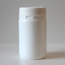 Kunststoffdose / Behälter mit Deckel + Schraubverschluss, weiß-weiß | 125ml