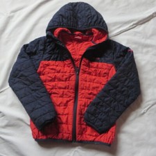 Steppjacke von Rossi Ganzjahresjacke - Übergang Kapuze rot blau Gr. 134/140 top