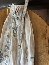 Vorhangschals mit Schlaufen Haken und Holzringe Gardine