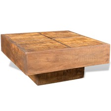 Couchtisch Braun Quadratisch