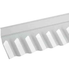 PALRAM 0701546 PC Wandanschluß für Wellplatten Polycarbonat 50x150x900mm