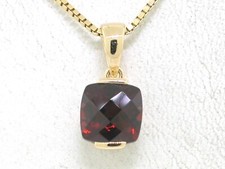 Granat Anhänger 585 Gelbgold