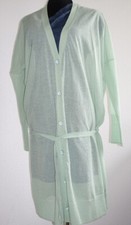 Neu - Sandrine pastel grün Lange Strickjacke Long Cardigan Sommer Gr. XXS S  M