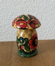 Holz-Spardose!Pilz-Matroschka