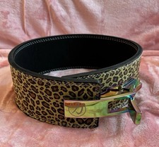 Gewichthebergürtel Strength Shop Small S Leopard Muster Neu