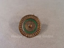 147857: SACHSEN Schirmmützen Kokarde für Offiziere aus Buntmetall weiß/grün/weiß