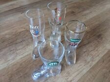 4 x Bier Stiefel Gläser /