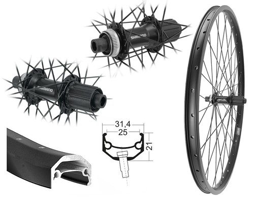 Hinterrad andra disc - andra,