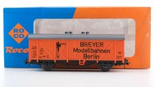 Roco H0 4312W gedeckter Güterwagen "BREYER Modellbahn Berlin" DB