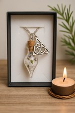 Hexensalz Phiole Weisheit Halskette