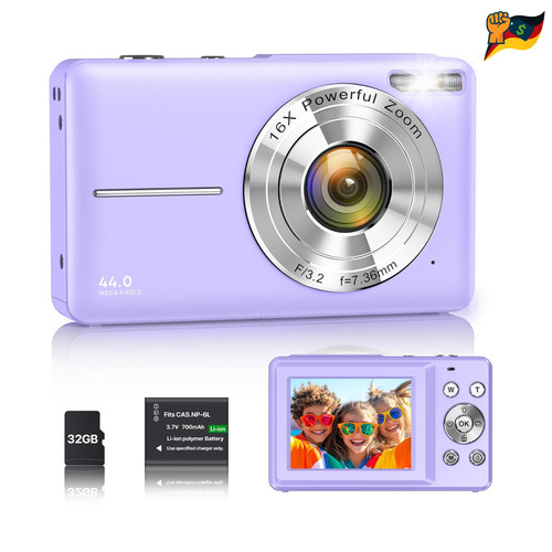 Digitalkamera 44mp 16x - digitalkamera, zoom