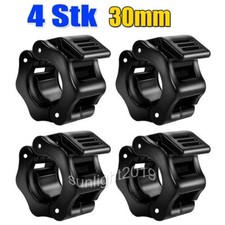 4 Stk Schnellverschluss Hantelverschluss Feststeller Hantelklemme Clip 25mm/30mm