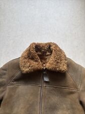 NOBLE HAUS  Lammfell  Fliegerjacke Braun Gr.L TOP