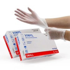 Vinyl-Handschuhe 1000 Stück 10 Box á 100 Stk. Vinyl Einweg  Größen S, L, XL