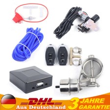 Auspuffklappe Elektrisch Klappenauspuff Steuerung Abgasregelventil Set Edelstahl