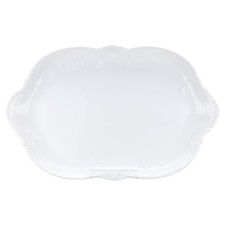 Fleischplatte mittelgroß Rosenthal Sanssouci weiß Unifarben