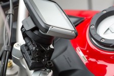 SW-Motech Navi-Halter am Lenker Schwarz passt für Ducati Multistrada 1200/950...