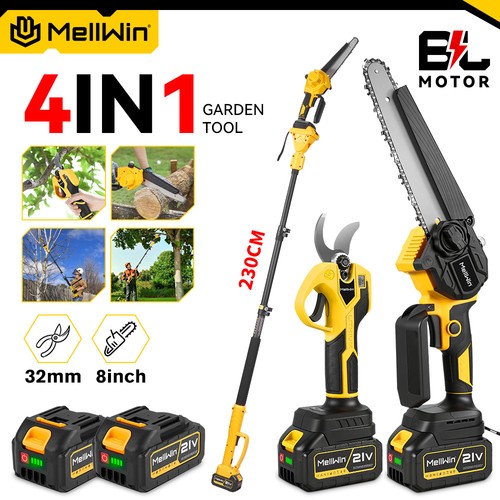 Akku kettensäge 21v - akku, 8''21v