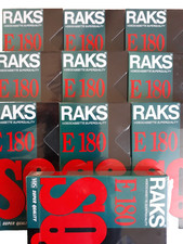 Video Cassetten RAKS E 180 VHS