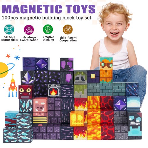 100 teile magnetbausatz stem - magnetbausatz,