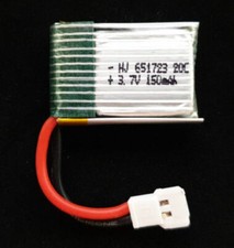 Lipo Max Performance Akku, 3,7 V, Volt, 150mAH, JST XH2.54 2-Pin, Walkera Plug