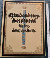 Hindenburg Denkmal für das Deutsche Volk Berlin 1924  viele Bilder GUT gebraucht