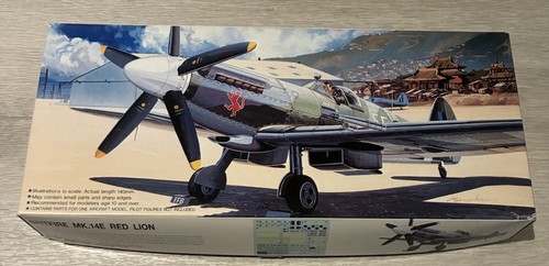 Spitfire mk 14e - spitfire, red