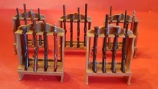 Playmobil Western - 5 Waffenständer m. insg. 20 Gewehren  - ungereinigt (C16-33)