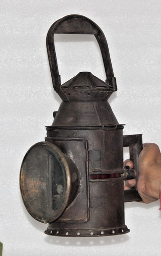Antike eisenlampe laterne - antike,