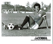 Carlos Alberto Torres †  Foto Cosmos New York / Weltmeister 1970 mit original Ag