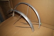 Schutzblech Set Aluminium Diamant Rennrad DDR Fahrrad 167 Reflektor grün