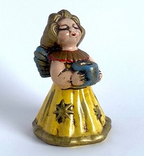 Original Bozener Engel Thun # 3 Gelb 15 cm Kerzenhalter Makellos mit Heftchen