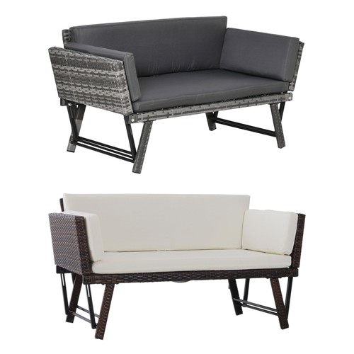 Polyrattan gartensofa sitzer - gartensofa, 2