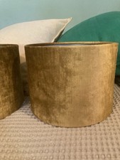 Lampenschirme 2 er Set Samt Flamant