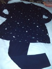 Damen/Mädchen Hausanzug /Schlafanzug-Winter-Weihnachten Gr.44-46+neuwertig