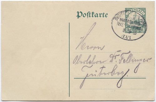 Togo 1913 seepost - lhwa, lvi