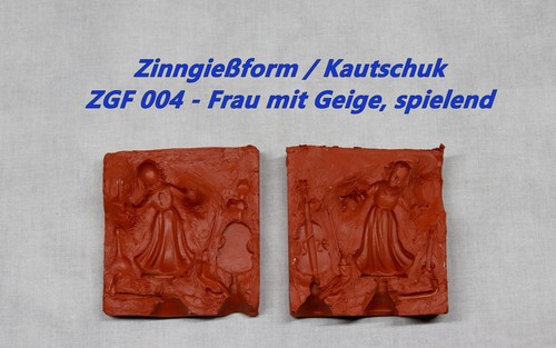 Zinngießform frau mit - zinngießform,