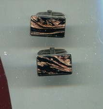 Alte Art Deco  Manschettenknöpfe   835 Silber  mit Goldfluss 2