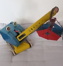 Bagger von MfZ, altes Blech Spielzeug, Rariät, 25 x 15 cm