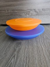 Tupperware Junge Welle Schüssel Schale Teller Servierschale 700ml 1l blau orange