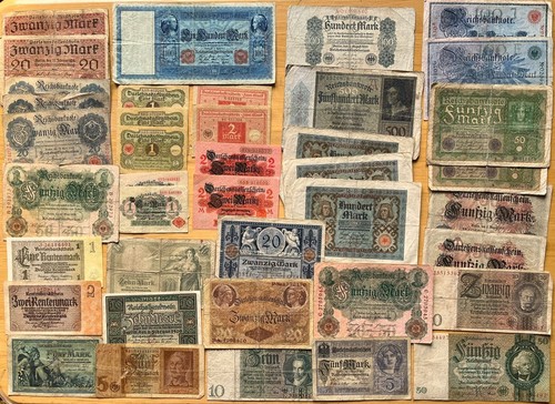 Banknoten geldscheine - banknoten,